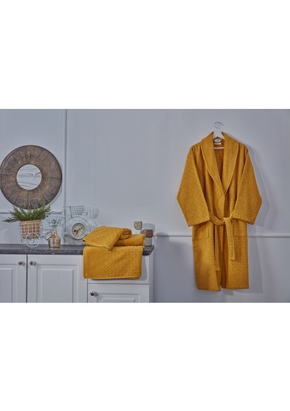 Luxury Bornoz L/xl 120 - Hardal fiyatları