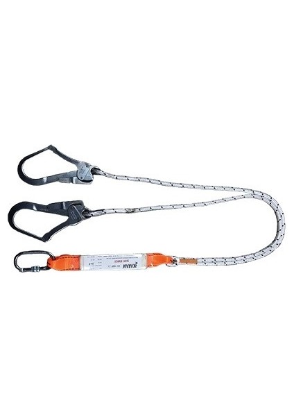 KA341 Şok Emicili Çift Kollu Lanyard/halat