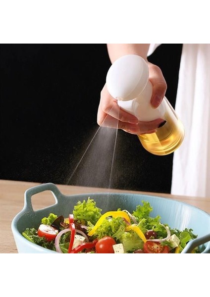 Beyaz Renkte Püskürtmeli Cam Şişe Yağdanlık Sirke Limonluk Sosluk Sprey fırsatları