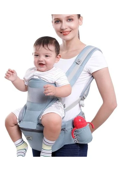 Ergonomik Ön Kaplama Bebek Taşıyıcı Bebek Bebek Hipseat Taşıyıcı Ön Yüzleşen Ergonomik Kanguru Bebek Wrap Sling Seyahat Sırt Çantaları ve taşıyıcı (Yurt Dışından)