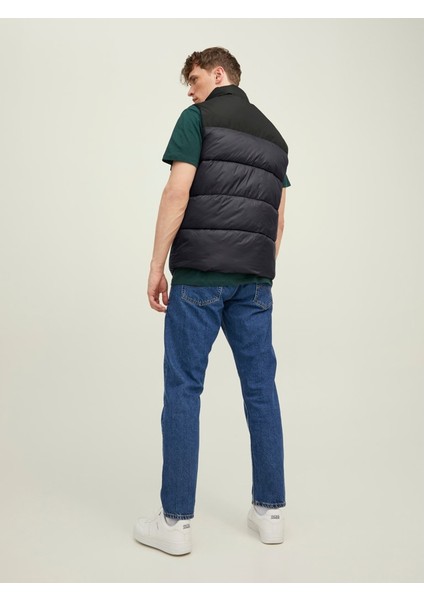 Jack & Jones Dik Yaka Gri Erkek Yelek 12212221