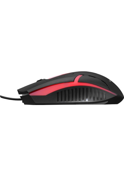 Klavye + Mouse Set Gamy Gaming Oyuncu Combo Q USB Mavi Tuşlu Siyah 35687 Hyk-46 2119