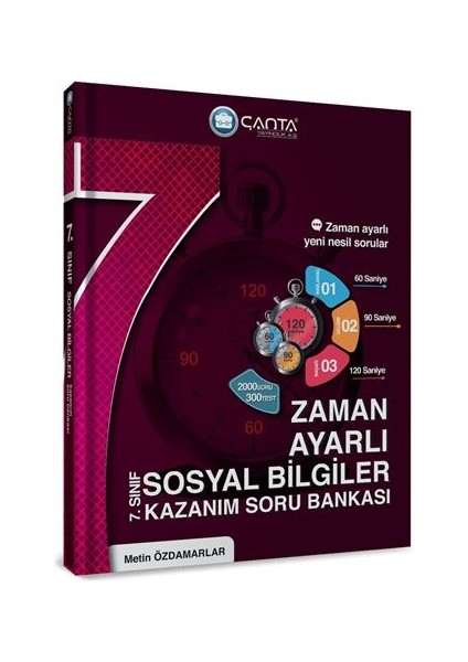 Çanta Yayınları 7.Sınıf Tüm Dersler Zaman Ayarlı Kazanım Soru Bankası