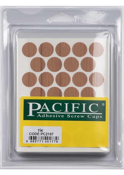 Pvc Yapışkan Tapa 18MM 1plk=32 Ad Tik