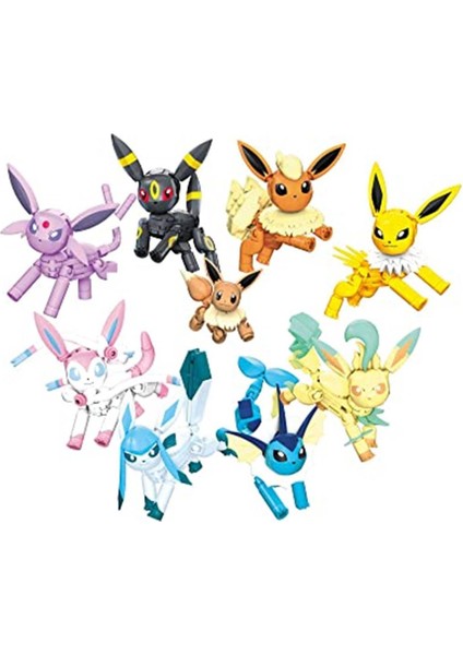 Mega Pokémon - Eevee Dönüşümleri Yapı Seti, Çocuklar Için Yapı Oyuncakları GFV85 modelleri