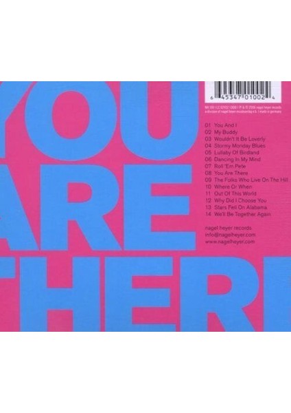 Sarah Partridge – You Are There - Songs For My Father CD