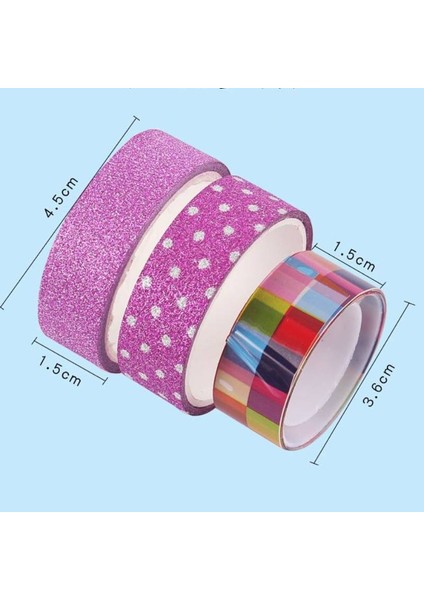 10 Rulo Takım Kawaii Düz Renk Washi Bant (Yurt Dışından) indirimleri
