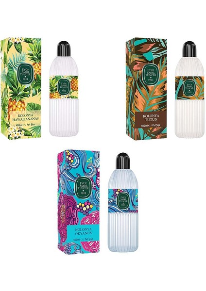 Kolonya Okyanus, Hawaii Ananas ve Tütün Pet Şişe 400 ml