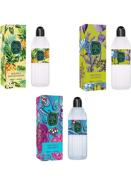 Kolonya Okyanus, Hawaii Ananas ve Lavanta Pet Şişe 400 ml