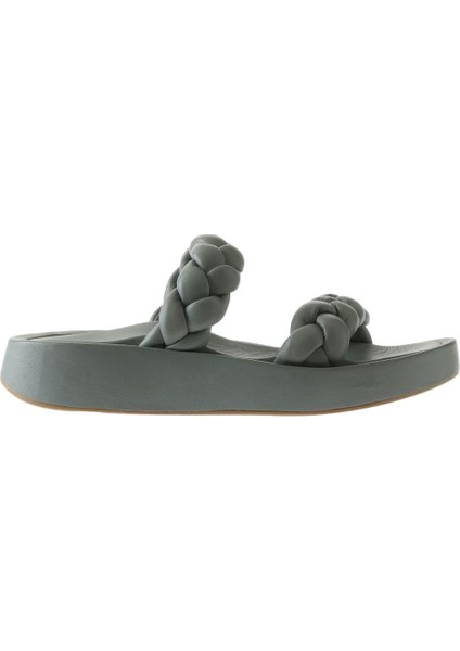 Mavi Deri Kadın Spor Terlik fiyatları