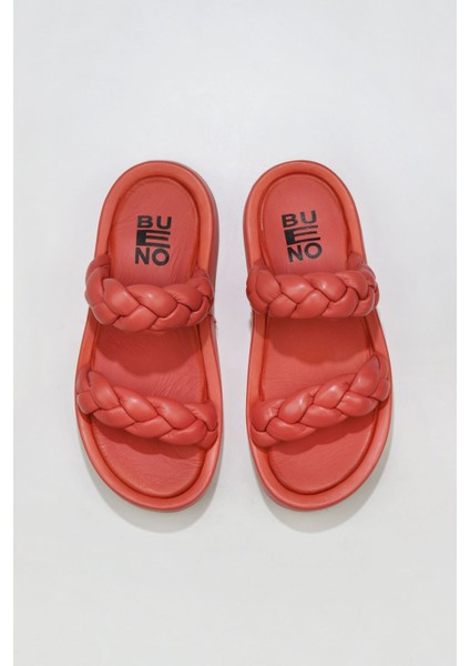 Mercan Deri Kadın Spor Terlik