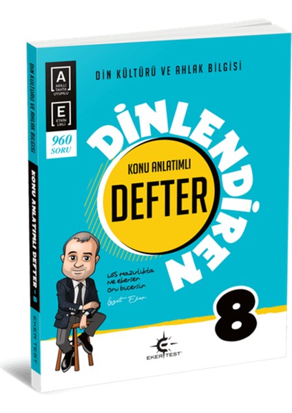 Eker Test Yayınları Dinlendiren Defter 8. Sınıf Din Kültürü ve Ahlak Bilgisi