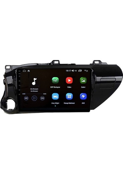 Toyota Hilux Android Multimedya Sistemi (2015-2020) 4 GB Ram 32 GB Hafıza 8 Çekirdek Necvox Evervox Brc