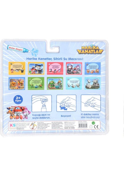 BK006 Gepettoys,harika Kanatlar Sihirli Boyama Kitabı