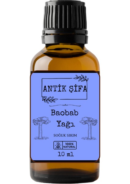 Baobab Yağı 10 ml - (Besleyici Soğuk Sıkım Yağ)