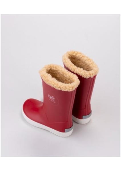 Unisex Çocuk Kürklü Yağmur Çizmesi Splash Nautico modelleri