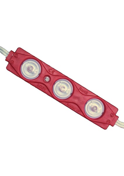 Cdm 3 Lensli Modül Led-KIRMIZI-1.5W-12V-Cdm