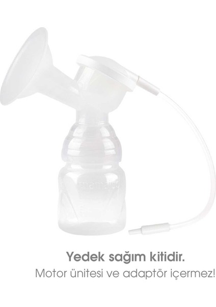 Elektronik Göğüs Pompası Yedek Sağım Kiti ve Silikon Hortum / 160ML