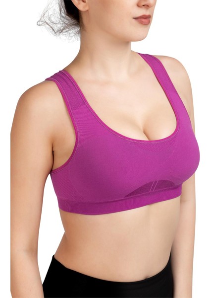 Macrophylla Destekli Seamless Spor Sütyen