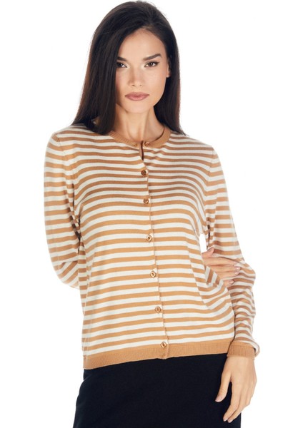 Çizgili Örme Hırka - A20A012 modelleri