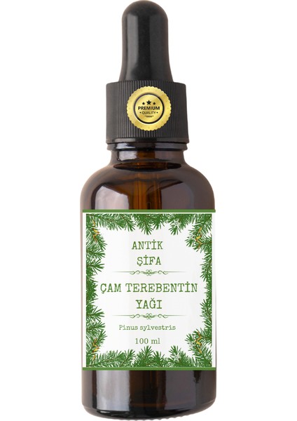 Çam Terebentin Yağı 100 ml - (Cam Damlalıklı)