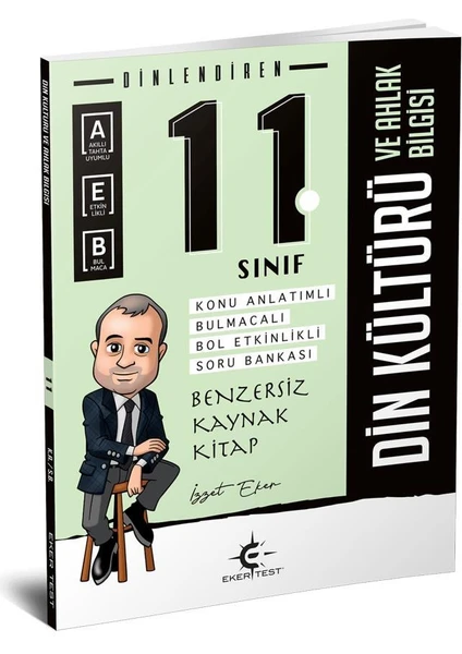 Eker Test Yayınları 11. Sınıf Din Kültürü Dinlendiren Soru Bankası (Izzet Eker) 2023