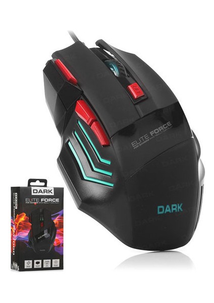 Elite Force GM1000 USB 3x Ateş Butonlu Ayarlanabilir Dpı Aydınlatmalı Gaming Mouse