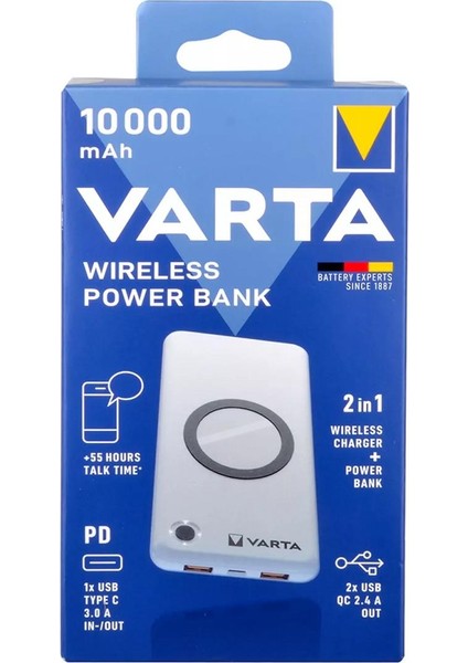 57913 Wireless Power Bank 10000 Mah