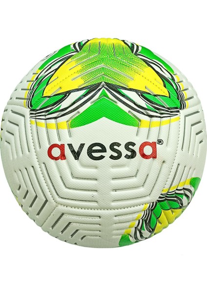 FT-300 Futbol Topu No.5 Sarı Yeşil Desenli 425 gr