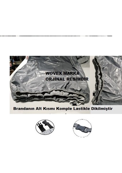 Kral Motor KR25 Ava 5000 Motosiklet Brandası,branda(Arka Çanta Uyumlu Değildir)