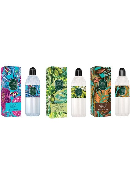 Kolonya Okyanus, Ayvalık Zeytin Çiçeği Ve Tütün Pet Şişe 400 Ml