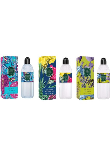 Kolonya Okyanus, Hatıralar Ve Lavanta Pet Şişe 400 Ml