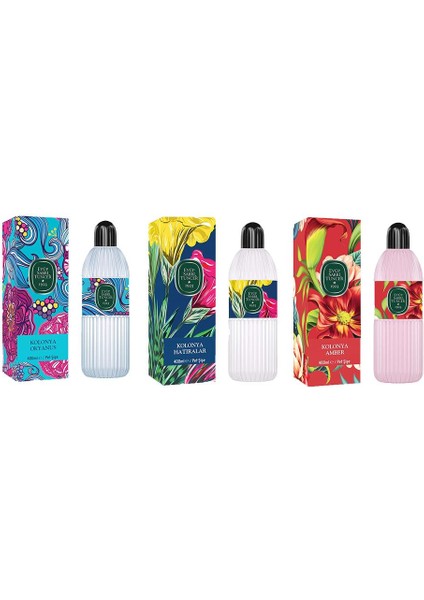 Kolonya Okyanus, Hatıralar Ve Amber Pet Şişe 400 Ml