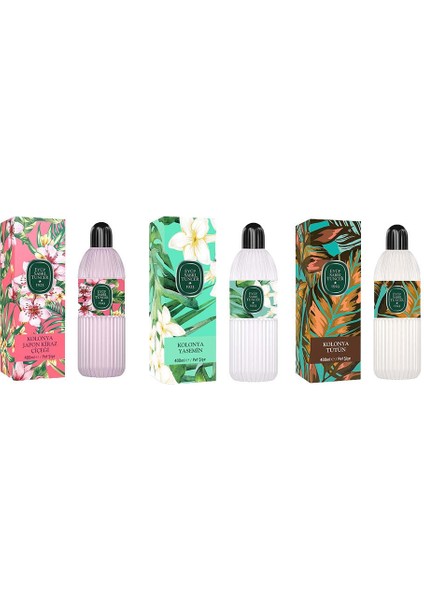 Kolonya Japon Kiraz Çiçeği, Yasemin Ve Tütün Pet Şişe 400 Ml