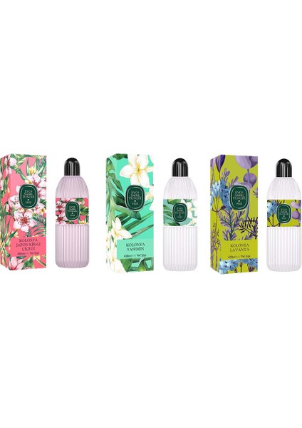 Kolonya Japon Kiraz Çiçeği, Yasemin Ve Lavanta Pet Şişe 400 Ml