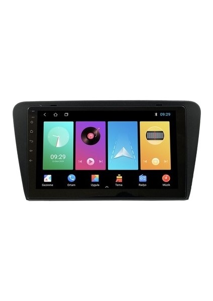 Skoda Rapid Android Multimedya Sistemi 9 Inç (2015-2019) 2 GB Ram 16 GB Hafıza 8 Çekirdek Necvox Evervox Brc
