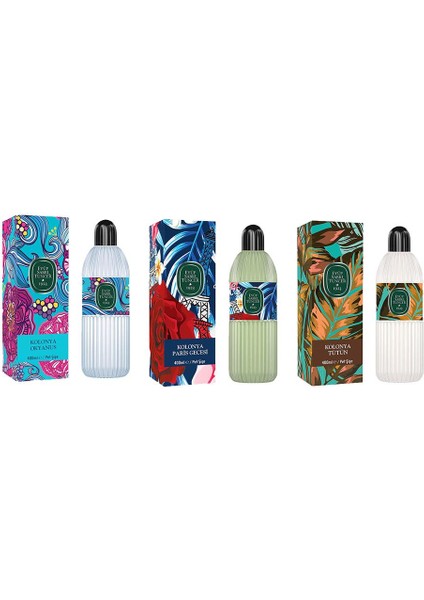 Kolonya Okyanus, Paris Gecesi Ve Tütün Pet Şişe 400 Ml