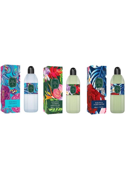 Kolonya Okyanus, Yağmur Ormanları Ve Paris Gecesi Pet Şişe 400 Ml