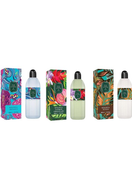 Kolonya Okyanus, Yağmur Ormanları Ve Tütün Pet Şişe 400 Ml