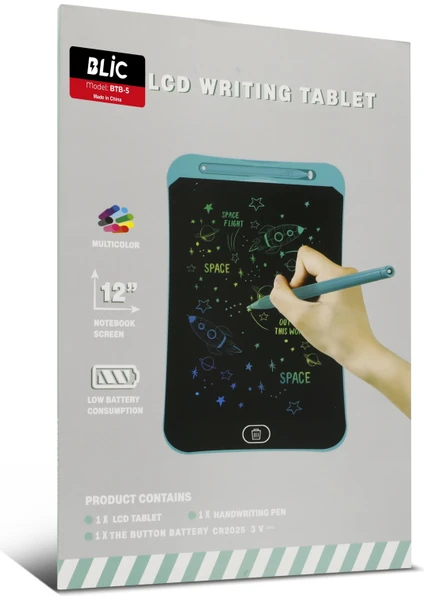 Btb-5 12" LCD Wrıtıng Tablet - - Yazı Çizim Tableti