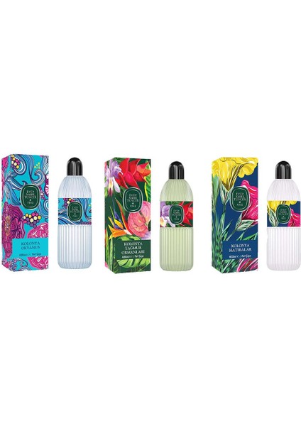 Kolonya Okyanus, Yağmur Ormanları Ve Hatıralar Pet Şişe 400 Ml