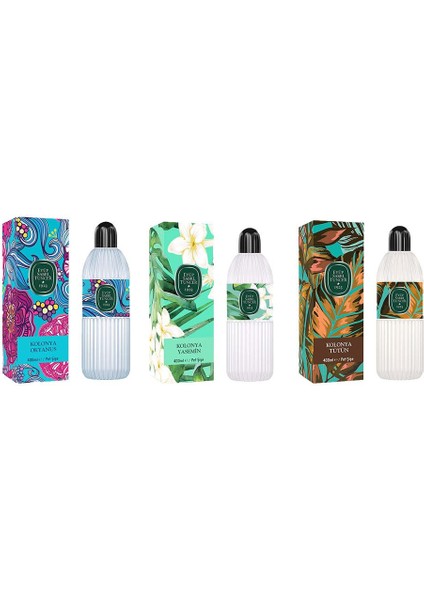 Kolonya Okyanus, Yasemin Ve Tütün Pet Şişe 400 Ml