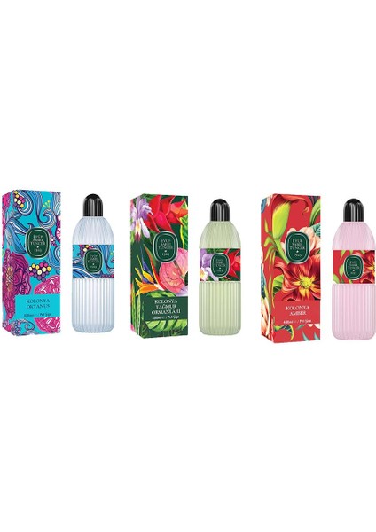 Kolonya Okyanus, Yağmur Ormanları Ve Amber Pet Şişe 400 Ml