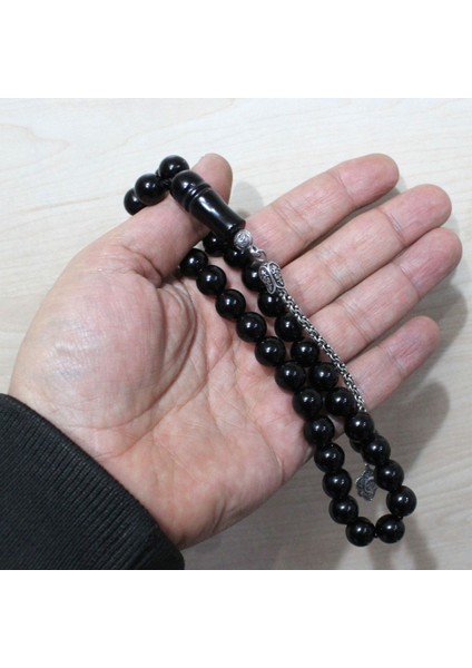 Gümüş Ay Yıldız Püsküllü 11 mm Gürcistan Oltu Tesbih fırsatları