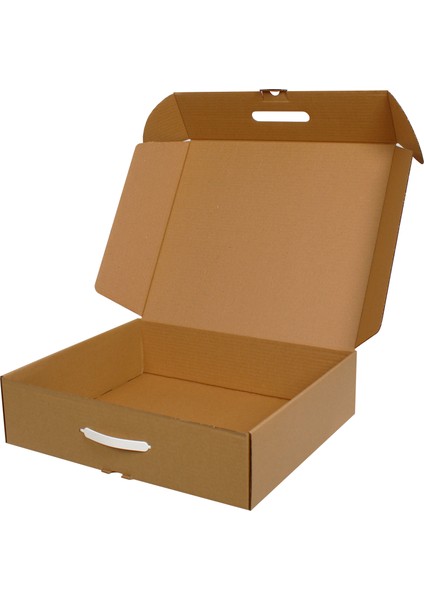 43x37x11 Cm Kulplu Kutu Kraft 5'li modelleri