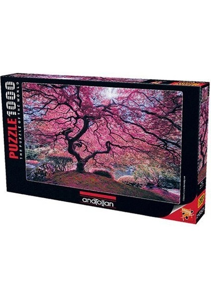 1037 Anatolian Pembe Ağaç - Pink Tree 1000 Parça Puzzle