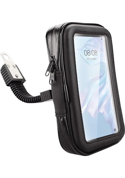 Motorsiklet ve Bisiklet Su Geçirmez Telefon Tutucu