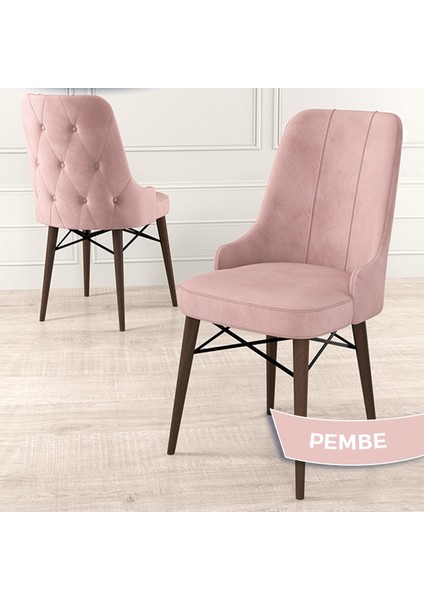 Concept Iza Serisi, 80 x 132 cm Mdf Masa, Barok Ahşap Desen Mutfak Masa Takımı, 4 Sandalye 1 Bench fırsatları
