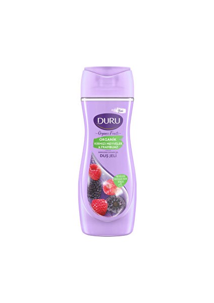 Organik Kırmızı Meyve&Frambuaz Duş Jeli 450ml