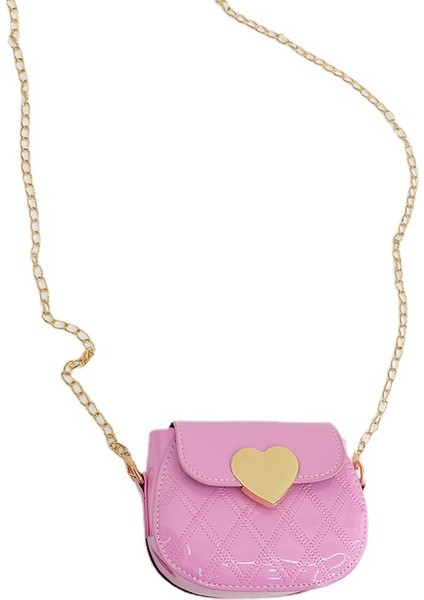 Shınlea Çocuklar Crossbody Çanta Prenses Omuz Çantası Sevimli Kız Moda Zincir Bozuk Cüzdan (Yurt Dışından)
